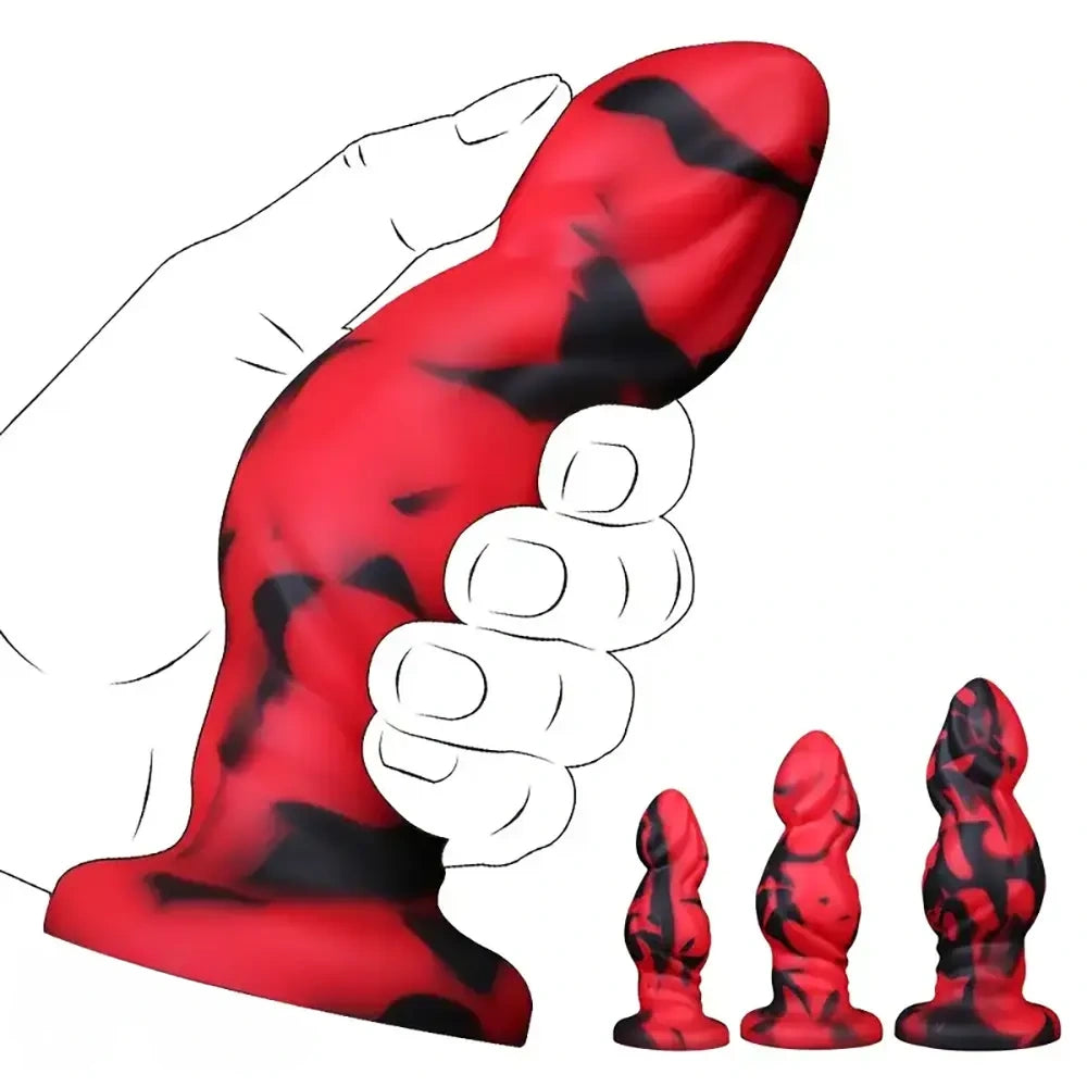 4.72in 5.51in 6.3in Silicone Anal Plug Dildo Anus Stimulation Sex Toy