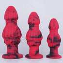 4.72in 5.51in 6.3in Silicone Fantasy Soft Anal Plug Dildo For Anus Clit
