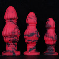 4.72in 5.51in 6.3in Silicone Fantasy Soft Anal Plug Dildo For Anus Clit