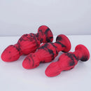 4.72in 5.51in 6.3in Silicone Fantasy Soft Anal Plug Dildo For Anus Clit
