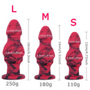 4.72in 5.51in 6.3in Silicone Fantasy Soft Anal Plug Dildo For Anus Clit