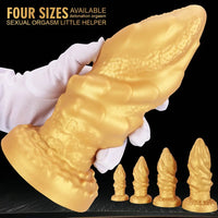 4.72in 5.7in 6.89in 8.07in Soft Silicone Dildo Butt Plug Erotic Love Device