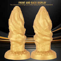 4.72in 5.7in 6.89in 8.07in Soft Silicone Dildo Butt Plug Erotic Love Device