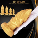 4.72in 5.7in 6.89in 8.07in Soft Silicone Dildo Butt Plug Erotic Love Device