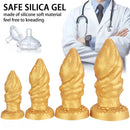 4.72in 5.7in 6.89in 8.07in Soft Silicone Dildo Butt Plug Erotic Love Device
