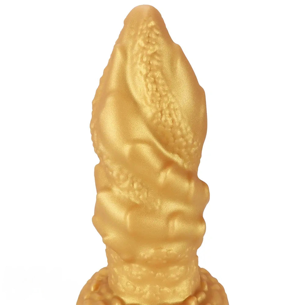 4.72in 5.7in 6.89in 8.07in Soft Silicone Dildo Butt Plug Erotic Love Device