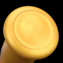 4.72in 5.7in 7.08in 8.26in Gold Silicone Soft Thick Missile Design Dildo