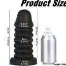 4.72in 5.9in 6.69in 7.87in 9.06in 10.24in Large Anal Plug Dildo Anal Toy