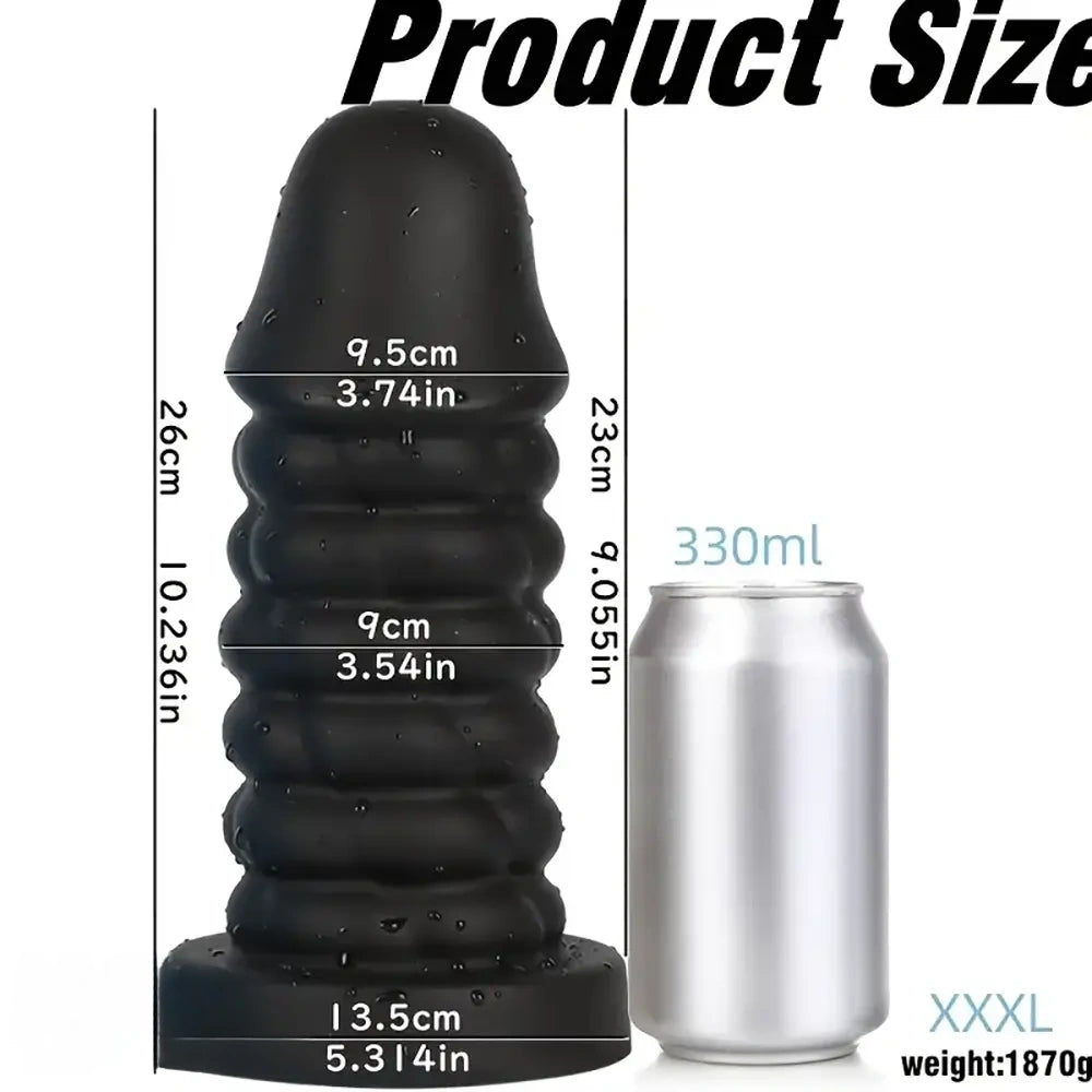 4.72in 5.9in 6.69in 7.87in 9.06in 10.24in Large Anal Plug Dildo Anal Toy