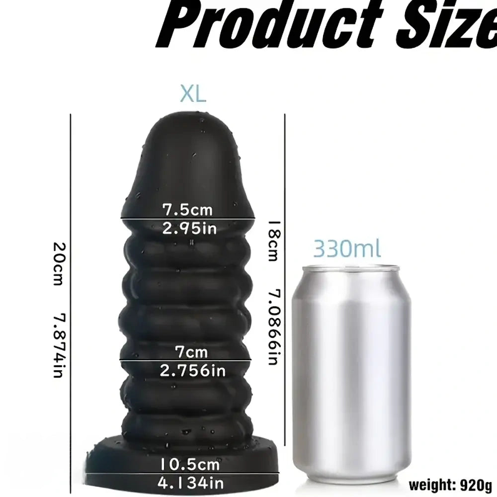 4.72in 5.9in 6.69in 7.87in 9.06in 10.24in Large Anal Plug Dildo Anal Toy