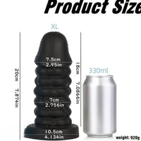 4.72in 5.9in 6.69in 7.87in 9.06in 10.24in Large Anal Plug Dildo Anal Toy
