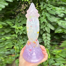4.72in 5.9in 7.08in 8.66in Silicone Fantasy Soft Women Men Dildo With Key Chain