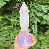 4.72in 5.9in 7.08in 8.66in Silicone Fantasy Soft Women Men Dildo With Key Chain