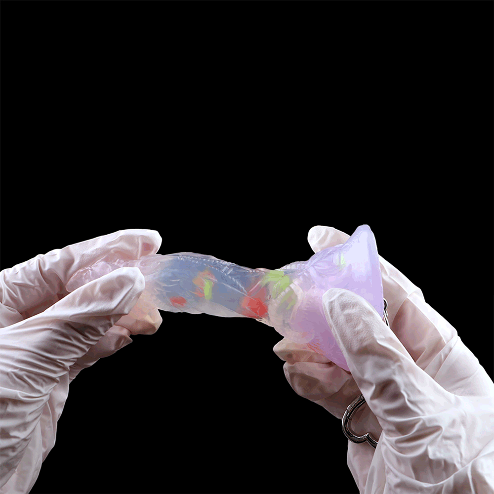 4.72in 5.9in 7.08in 8.66in Silicone Fantasy Soft Women Men Dildo With Key Chain