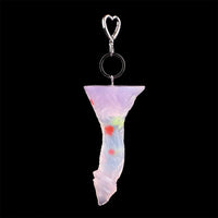 4.72in 5.9in 7.08in 8.66in Silicone Fantasy Soft Women Men Dildo With Key Chain