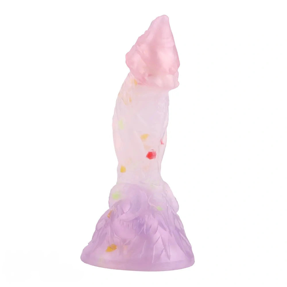 4.72in 5.9in 7.08in 8.66in Silicone Fantasy Soft Women Men Dildo With Key Chain