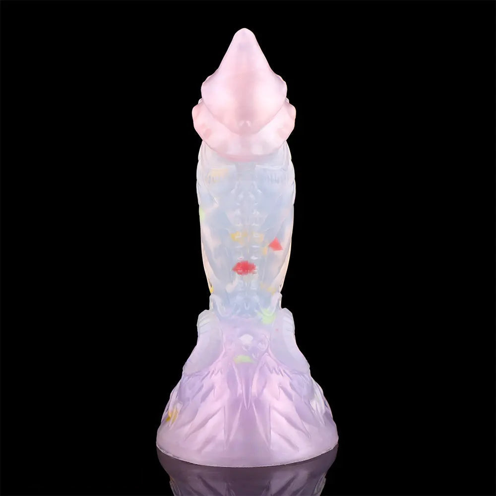 4.72in 5.9in 7.08in 8.66in Silicone Fantasy Soft Women Men Dildo With Key Chain