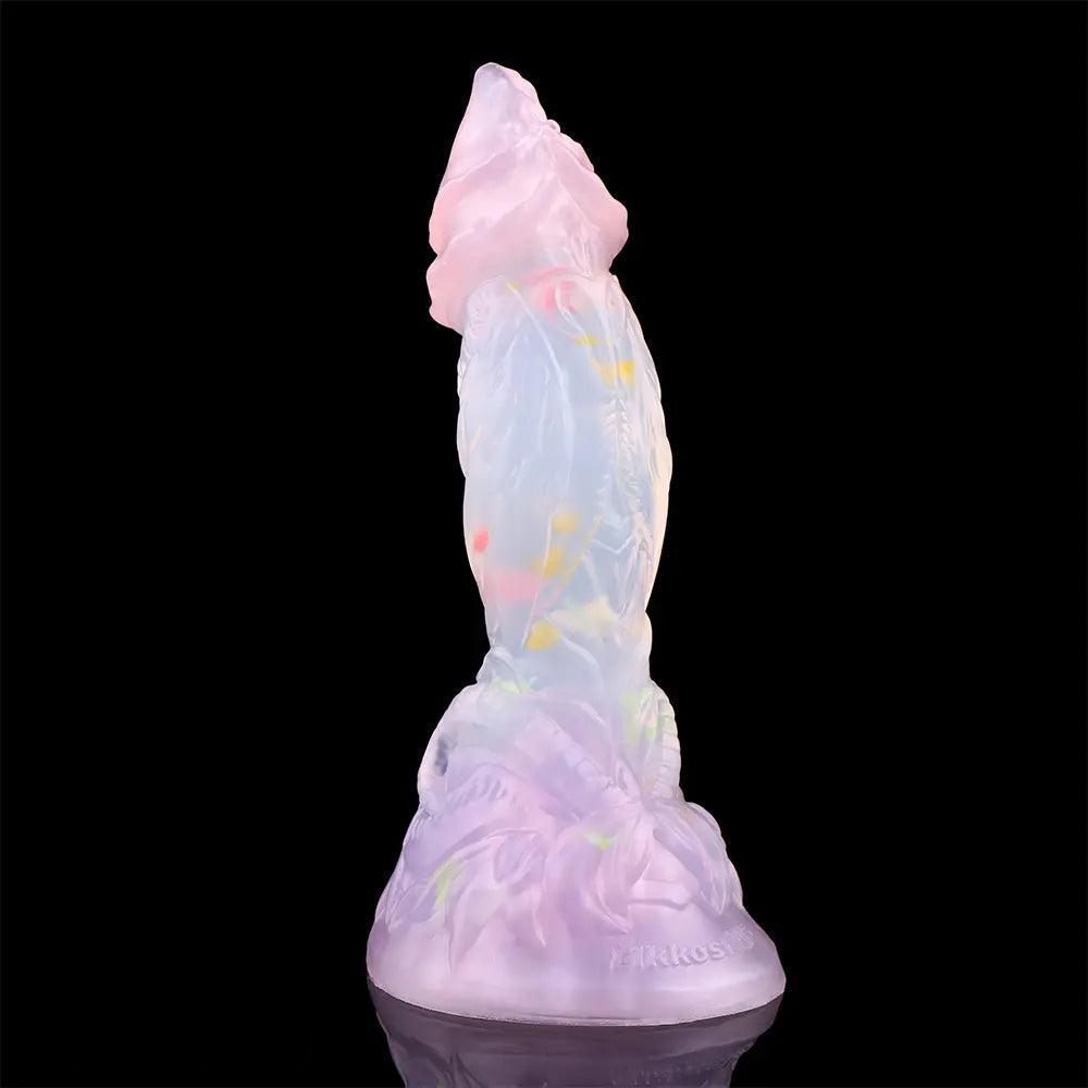 4.72in 5.9in 7.08in 8.66in Silicone Fantasy Soft Women Men Dildo With Key Chain