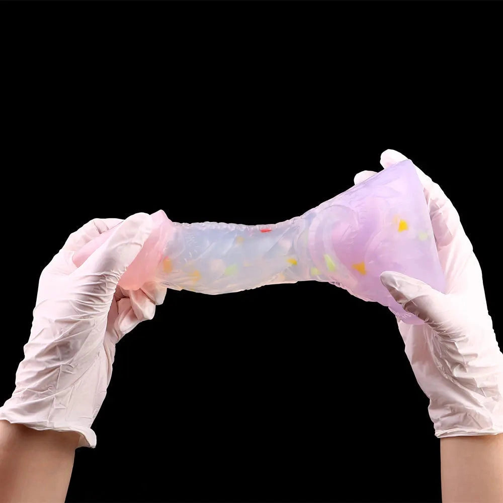 4.72in 5.9in 7.08in 8.66in Silicone Fantasy Soft Women Men Dildo With Key Chain