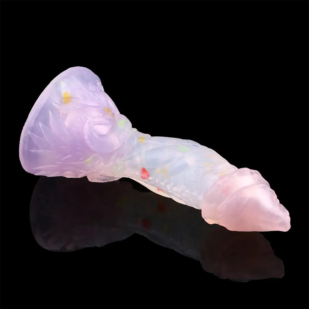 4.72in 5.9in 7.08in 8.66in Silicone Fantasy Soft Women Men Dildo With Key Chain