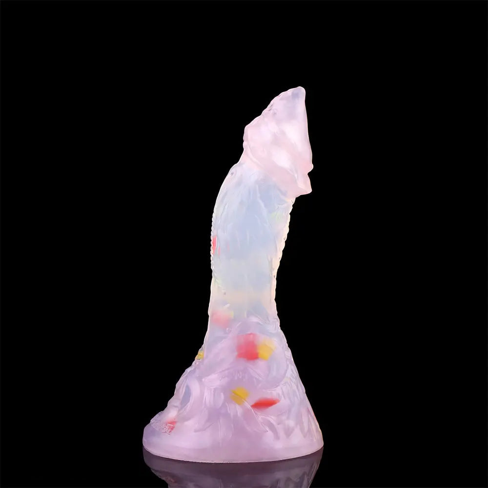 4.72in 5.9in 7.08in 8.66in Silicone Fantasy Soft Women Men Dildo With Key Chain