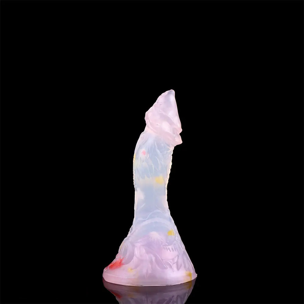 4.72in 5.9in 7.08in 8.66in Silicone Fantasy Soft Women Men Dildo With Key Chain