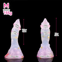 4.72in 5.9in 7.08in 8.66in Silicone Fantasy Soft Women Men Dildo With Key Chain