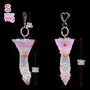 4.72in 5.9in 7.08in 8.66in Silicone Fantasy Soft Women Men Dildo With Key Chain
