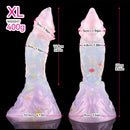 4.72in 5.9in 7.08in 8.66in Silicone Fantasy Soft Women Men Dildo With Key Chain