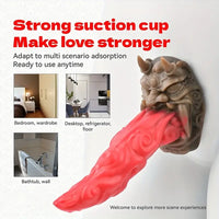 4.72in 6.06in 7.08in 8.42in 9.8in Dragon Silicone Women Dildo
