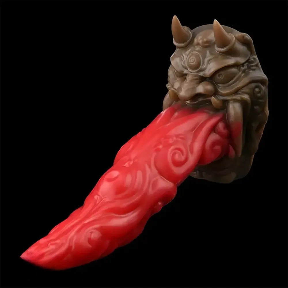 4.72in 6.06in 7.08in 8.42in 9.8in Dragon Silicone Women Dildo