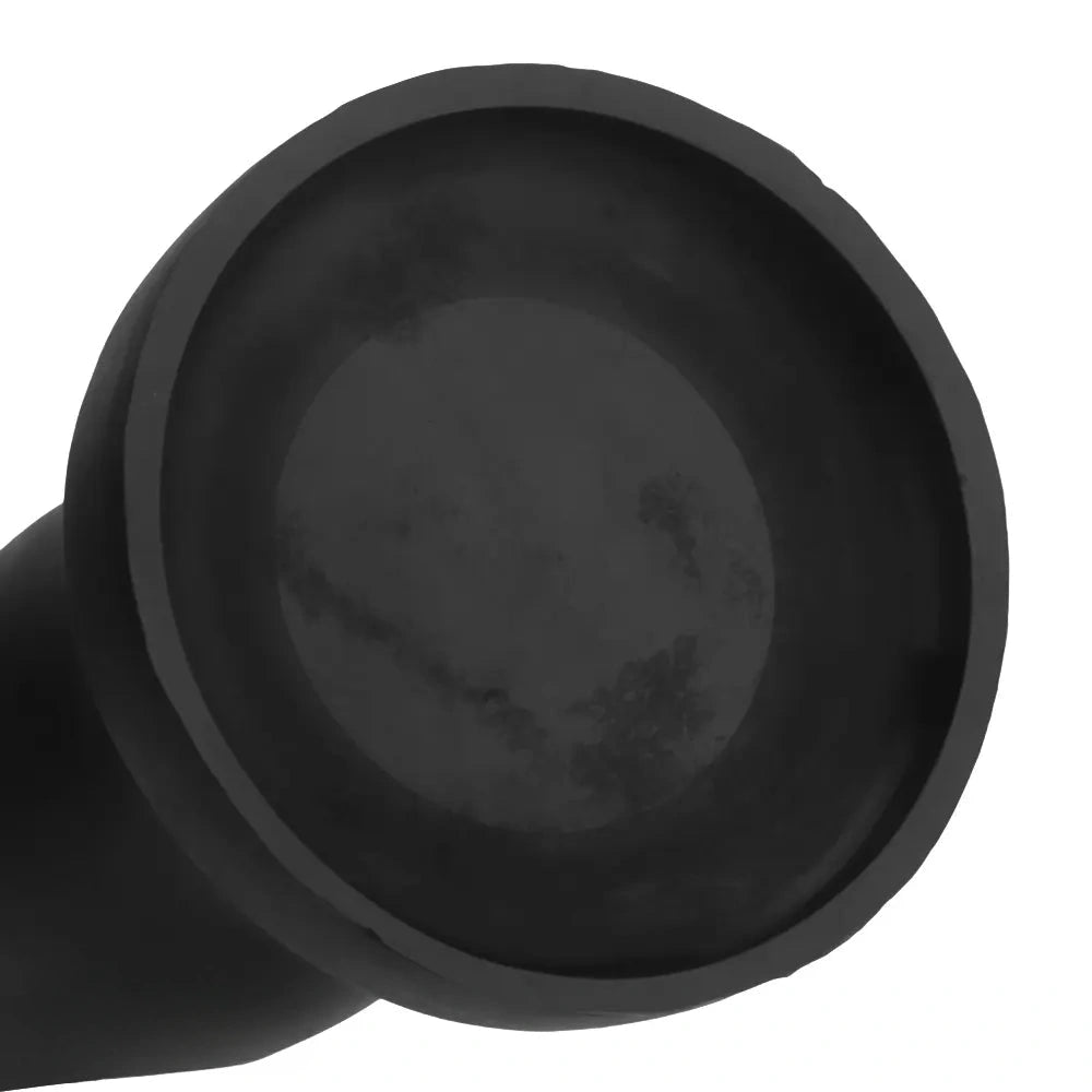 4.72in 6.49in 7.87in Silicone Black Anal Plug Dildo Adult Pleasure Tool