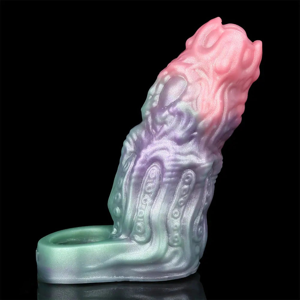 4.72in Abyssal Tendril SHAZ-3015 Fantasy Hollow Dildo Sleeve For Extension