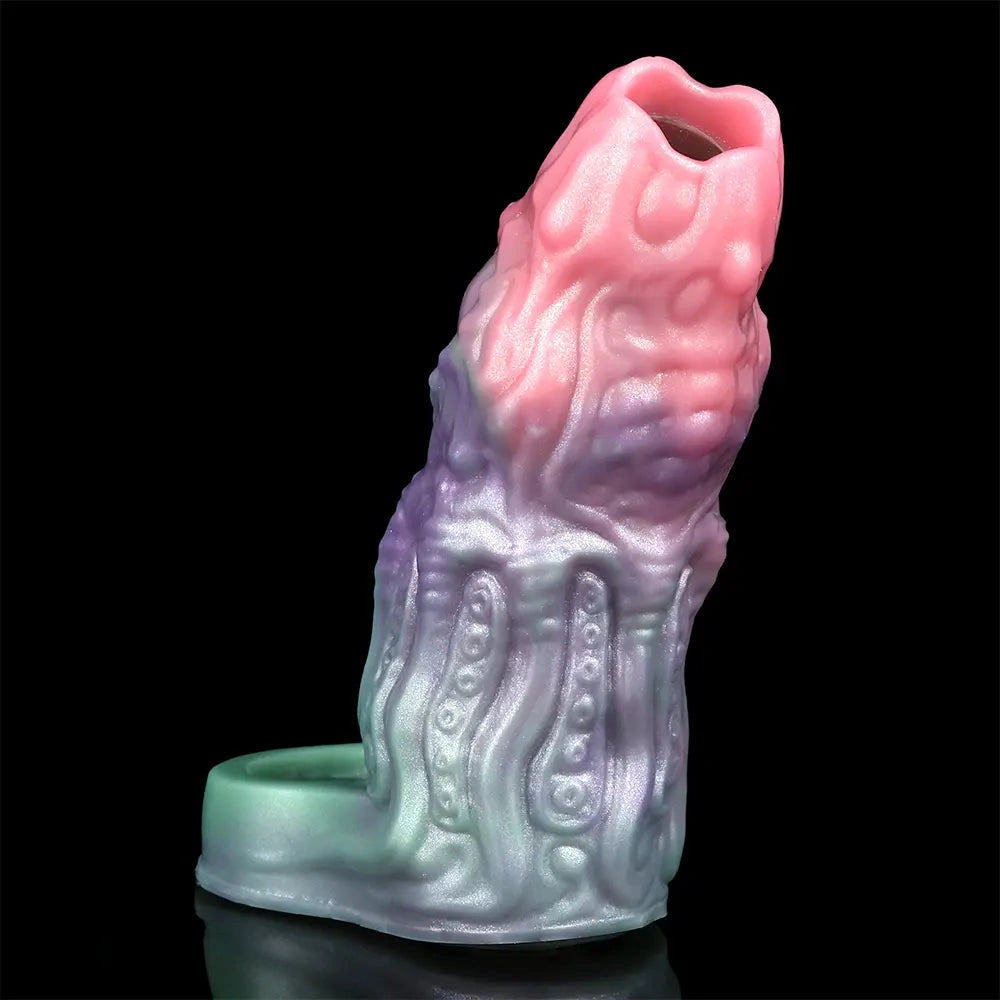 4.72in Abyssal Tendril SHAZ-3015 Fantasy Hollow Dildo Sleeve For Extension