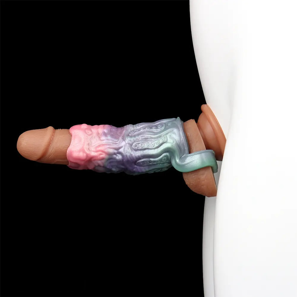 4.72in Abyssal Tendril SHAZ-3015 Fantasy Hollow Dildo Sleeve For Extension