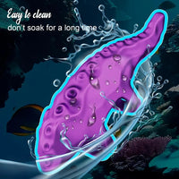 4.72in Mini Realistic Octopus Finger Vibrator Soft Silicone Portable Dildo