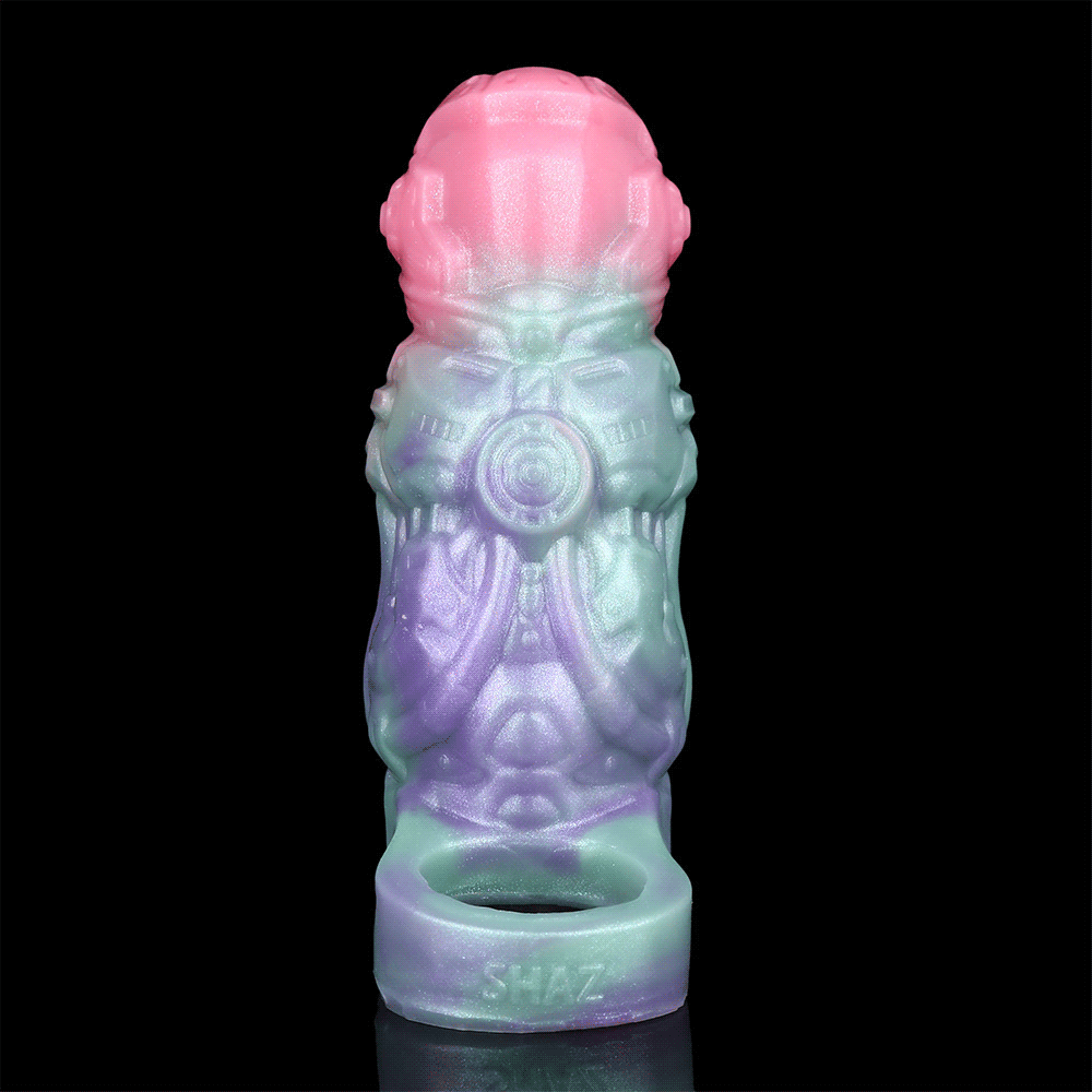 4.72in Nesting Maw SHAZ-3013 Fantasy Hollow Dildo Sleeve For Extension