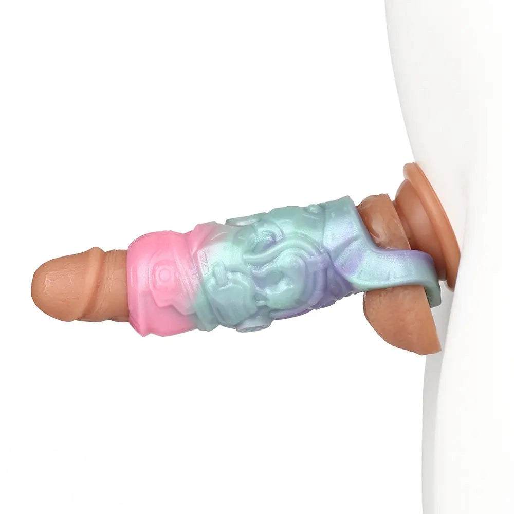 4.72in Nesting Maw SHAZ-3013 Fantasy Hollow Dildo Sleeve For Extension