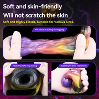 4.72in Ogma Fantasy Odd Silicone Soft Dildo Sleeve Cock Extender