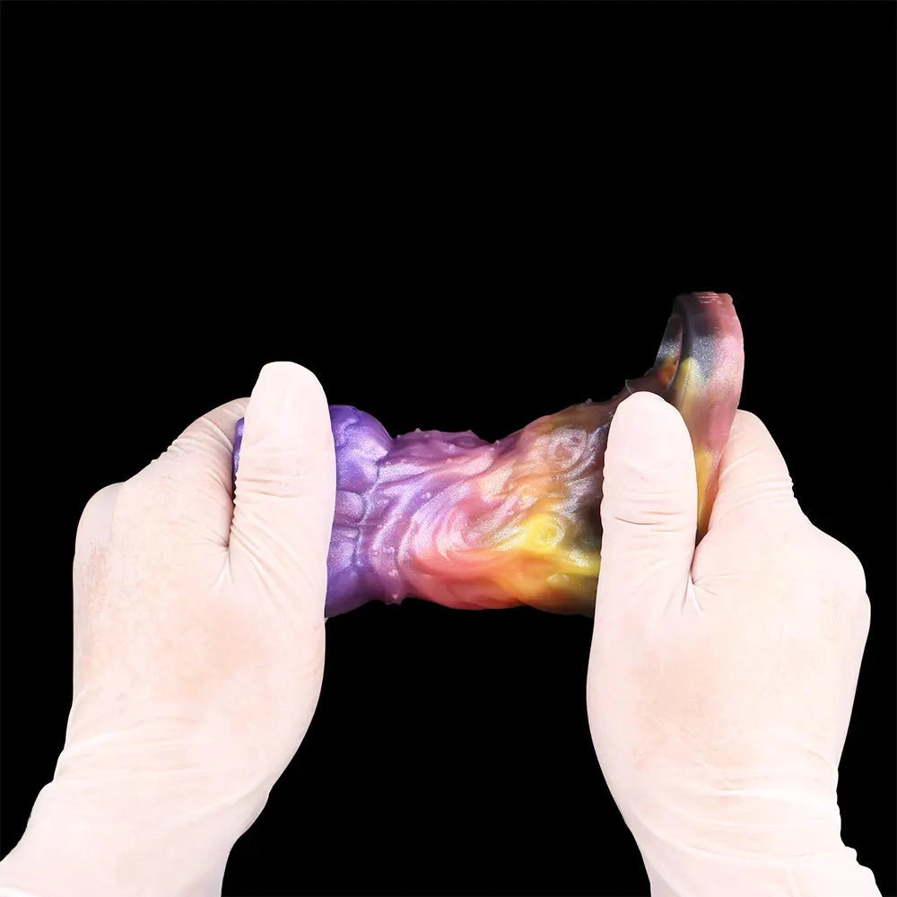 4.72in Ogma Fantasy Odd Silicone Soft Dildo Sleeve Cock Extender