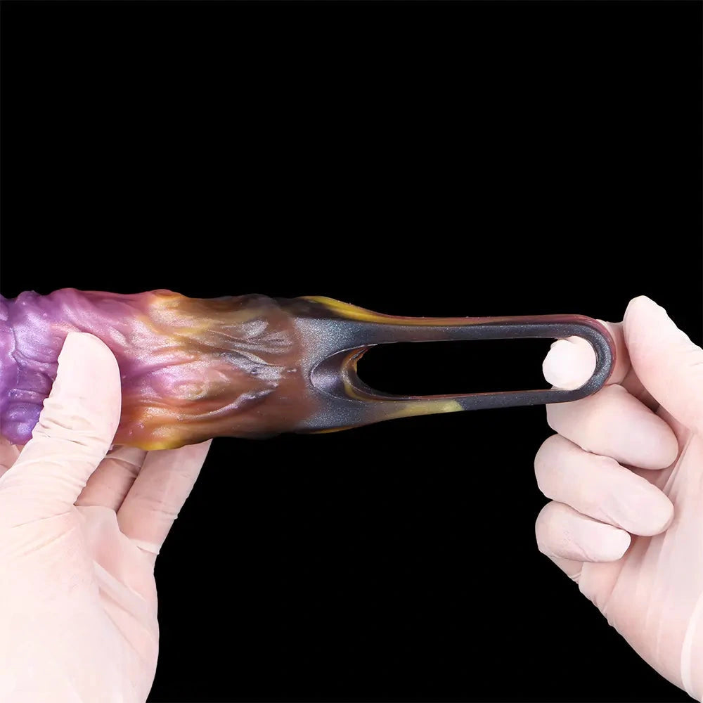 4.72in Ogma Fantasy Odd Silicone Soft Dildo Sleeve Cock Extender