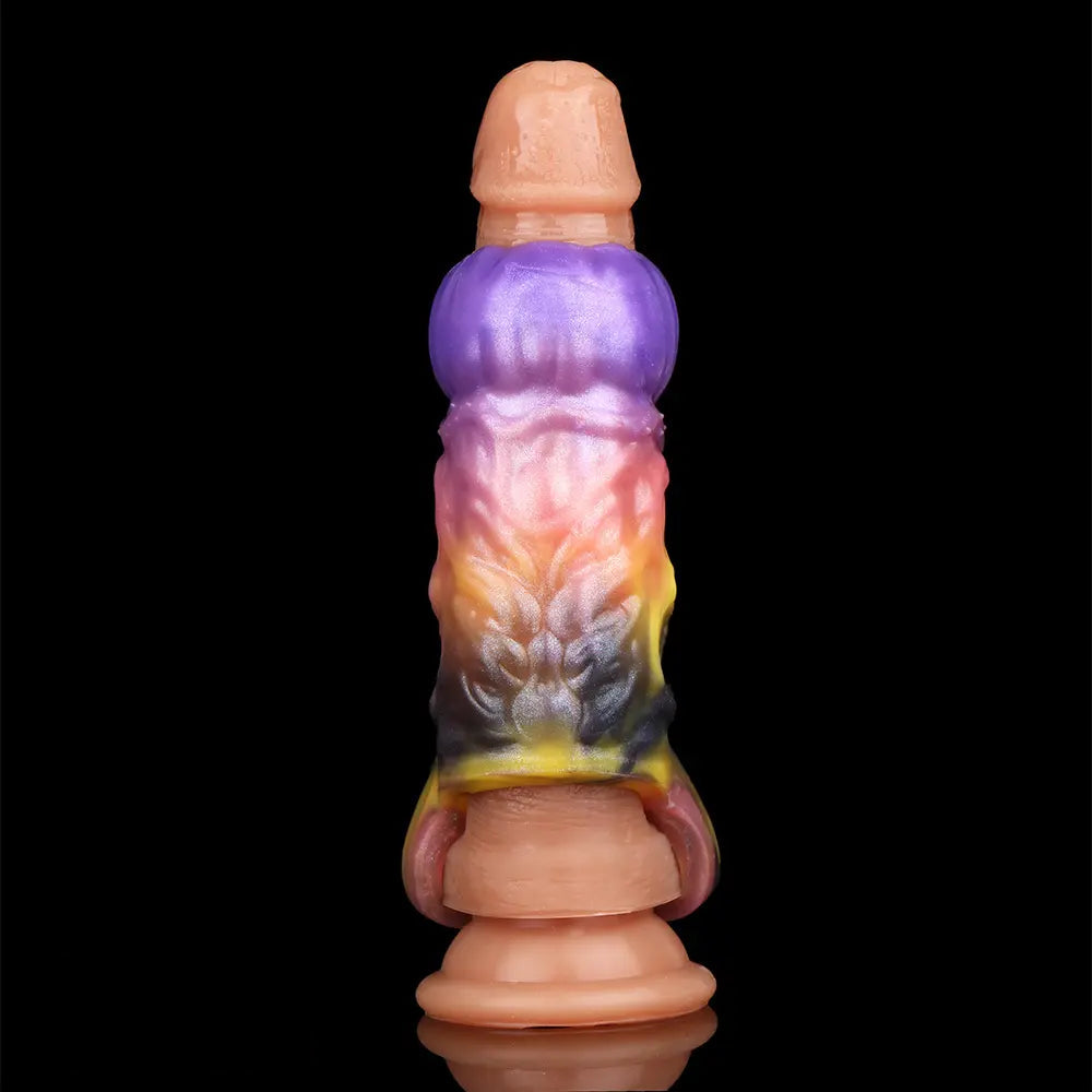 4.72in Ogma Fantasy Odd Silicone Soft Dildo Sleeve Cock Extender