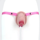 4.72in Real Hollow Chastity Cage Dildo Cock Masturbator Erotic Cock Tool