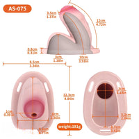 4.72in Real Hollow Chastity Cage Dildo Cock Masturbator Erotic Cock Tool