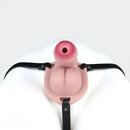 4.72in Real Hollow Chastity Cage Dildo Cock Masturbator Erotic Cock Tool