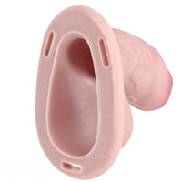 4.72in Real Hollow Chastity Cage Dildo Cock Masturbator Erotic Cock Tool