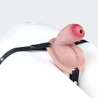 4.72in Real Hollow Chastity Cage Dildo Cock Masturbator Erotic Cock Tool