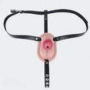 4.72in Real Hollow Chastity Cage Dildo Cock Masturbator Erotic Cock Tool