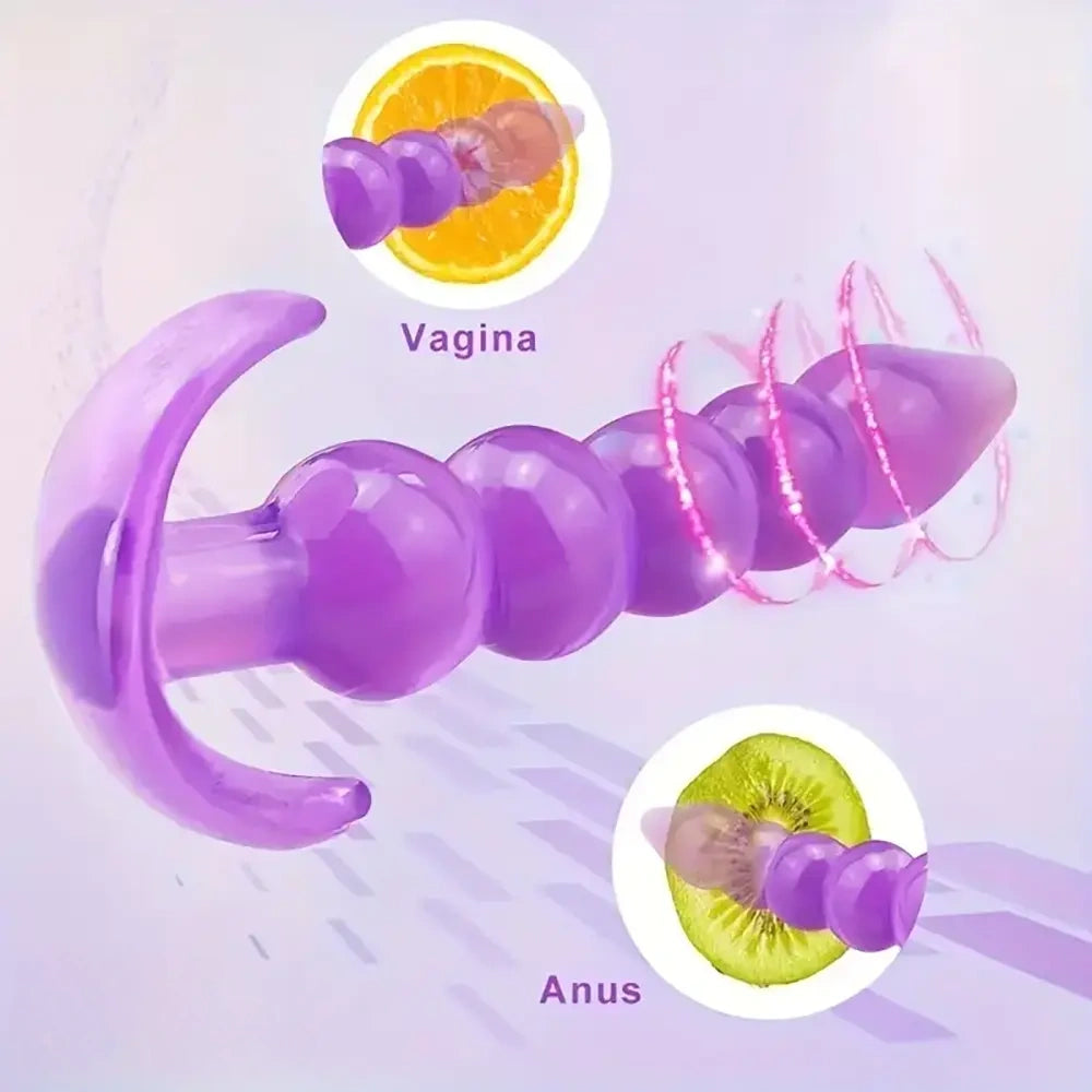 4.72in Realistic Butt Plug Dildo For Small Masturbation Anal Dilator