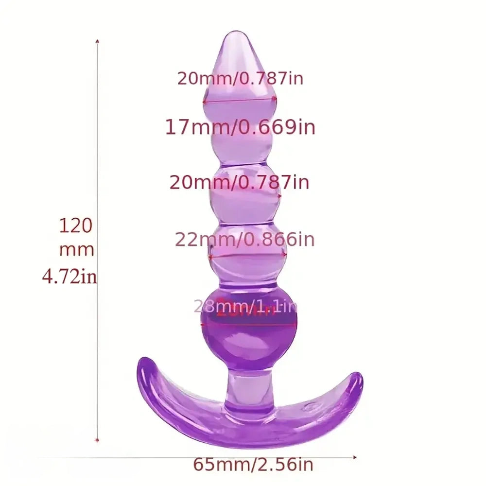 4.72in Realistic Butt Plug Dildo For Small Masturbation Anal Dilator